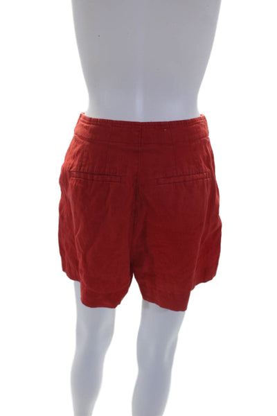 Madewell Womens Clean Tab Short Red Size 2 16650952