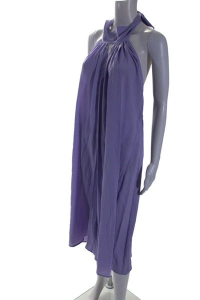 SFIZIO Womens Scarf Jumpsuit Purple Size 4 14866314