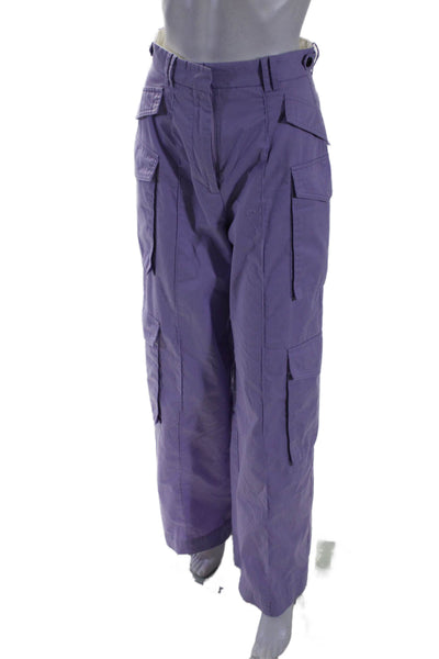 rokh Womens Purple Utility Trousers Purple Size 4 15299293