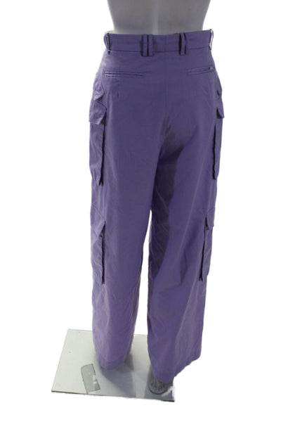 rokh Womens Purple Utility Trousers Purple Size 4 15299293