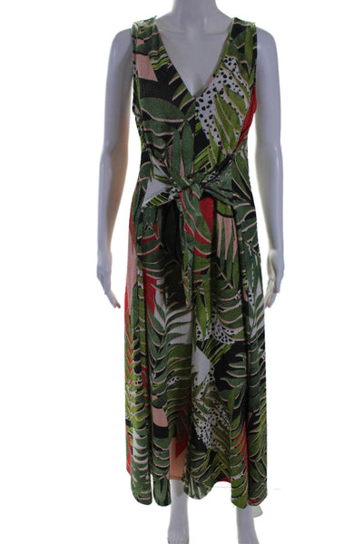 Slate & Willow Womens Tropical Jumpsuit Green Size 0 15303981