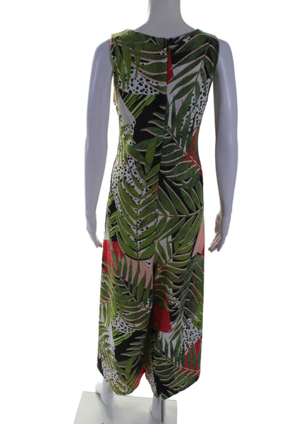 Slate & Willow Womens Tropical Jumpsuit Green Size 0 15303981