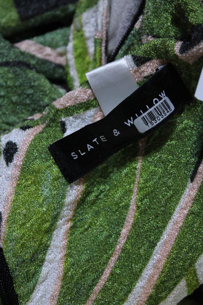 Slate & Willow Womens Tropical Jumpsuit Green Size 0 15303981