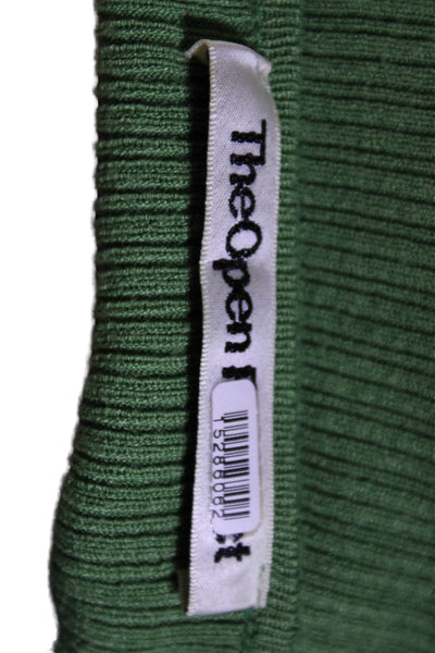 TheOpen Product Womens Stripe Halter Top Green Size 0 15286062