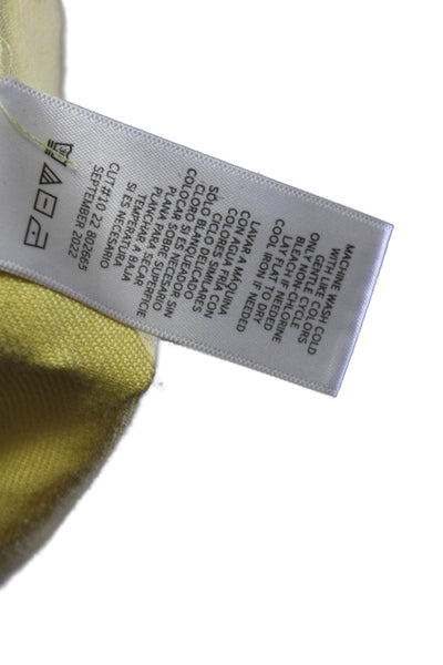 ASHLEY PARK x RTR Womens Yellow Trousers Yellow Size 10 16022088