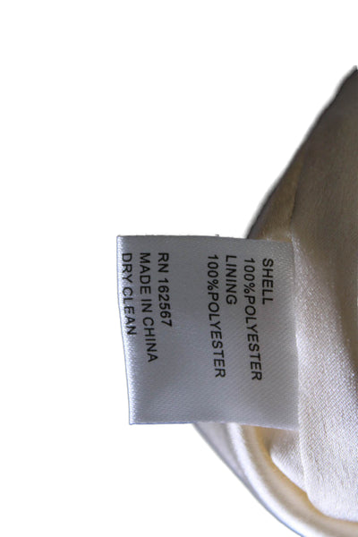 Obando Collective Womens Cream High Low Tank Top Off-White Size 12 15484434