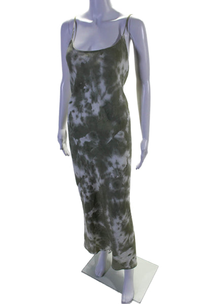 Thakoon Collective Womens Tie Dye Dress Green Size 8 14469855