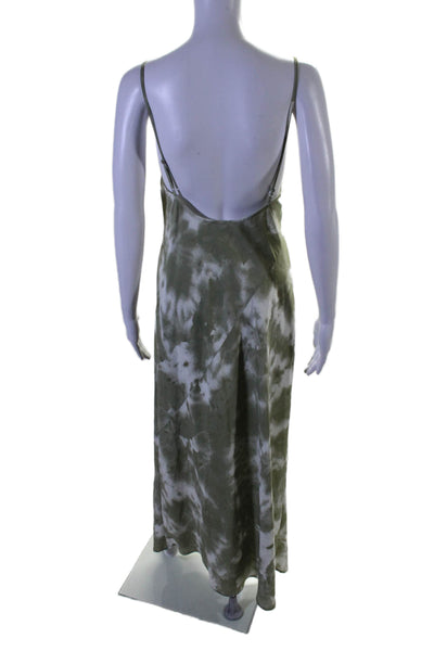 Thakoon Collective Womens Tie Dye Dress Green Size 8 14469855