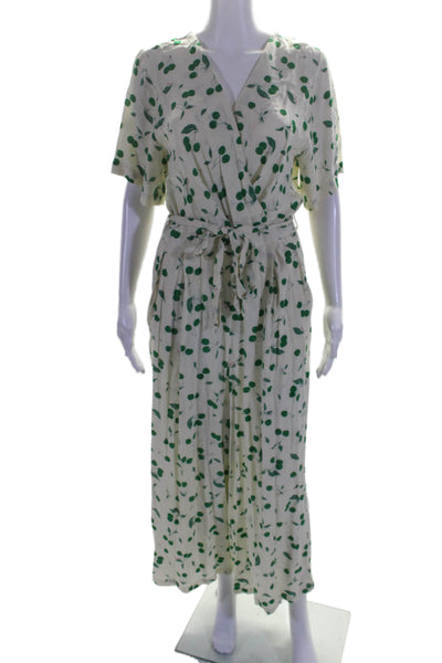 Tara Jarmon Womens Cali Jumpsuit White Size 2 14388497
