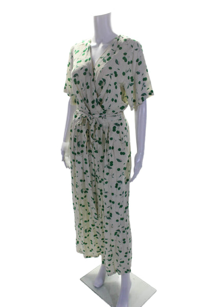 Tara Jarmon Womens Cali Jumpsuit White Size 2 14388497