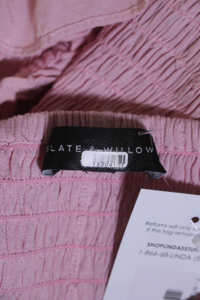 Slate & Willow Womens Delicate Pink Maxi Pink Size 4 15204178