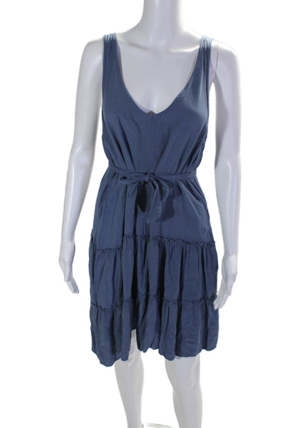 Splendid Womens Carolina Tie Dress Blue Size 6 15751705