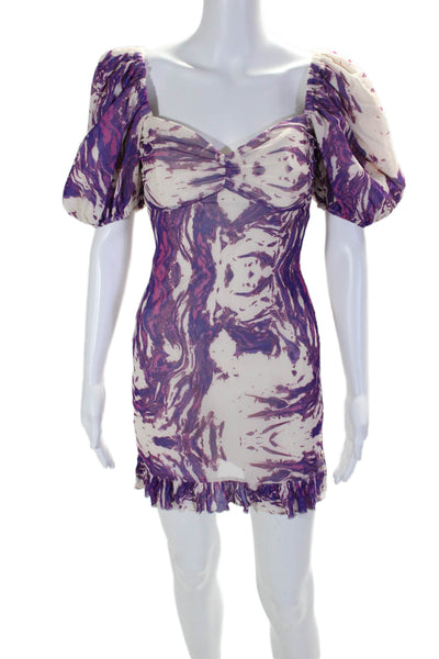 Slate & Willow Womens Purple Swirl Dress Purple Size 0 15315887