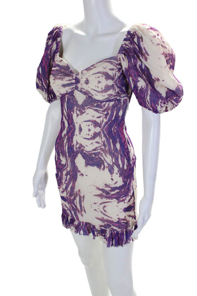 Slate & Willow Womens Purple Swirl Dress Purple Size 0 15315887