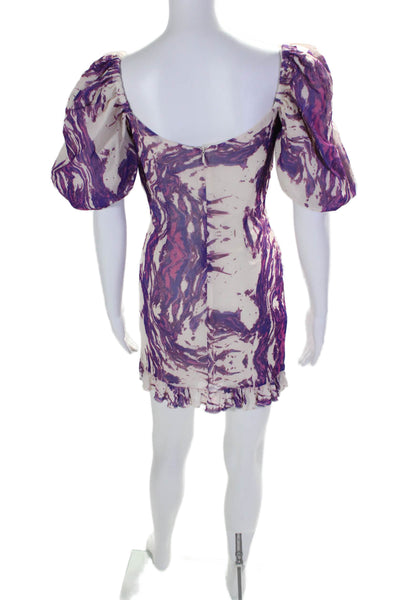 Slate & Willow Womens Purple Swirl Dress Purple Size 0 15315887