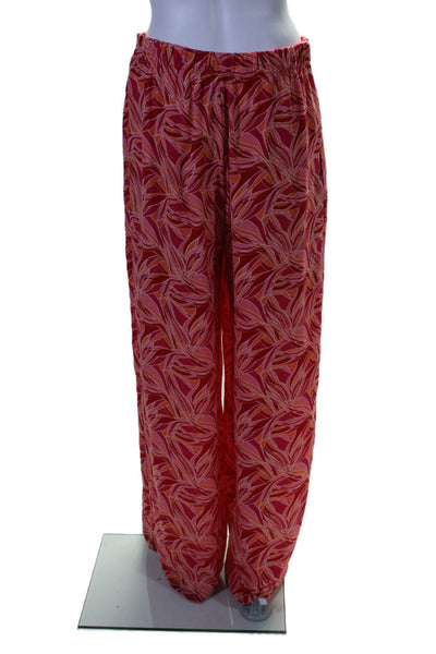 ASHLEY PARK x RTR Womens Floral Trousers Pink Size 8 15570690