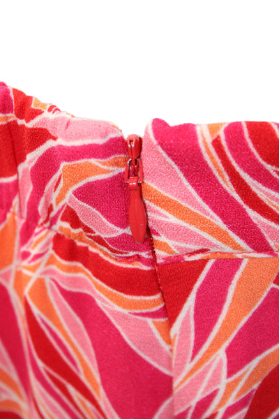 ASHLEY PARK x RTR Womens Floral Trousers Pink Size 8 15570690