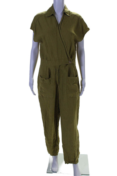 BLANKNYC Womens Juicy Moss Jumpsuit Green Size 8 16689258