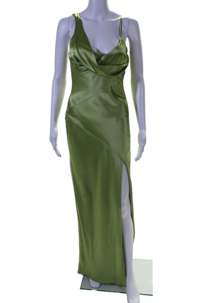 Nicholas Womens Duna Gown Green Size 6 16085905