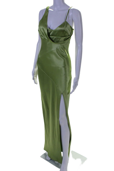 Nicholas Womens Duna Gown Green Size 6 16085905