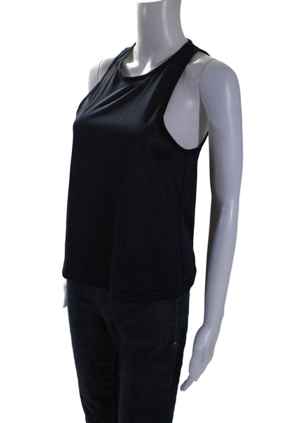 Lululemon Womens Sleeveless Scoop Neck Athletic Tank Top Blue Size S