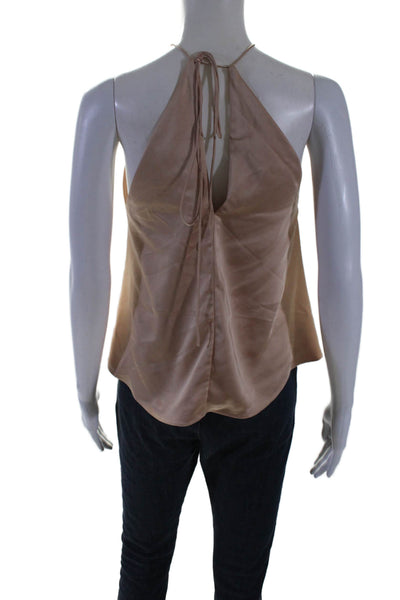 Obando Collective Womens Sleeveless Halter Top Pink Size 0 15429560