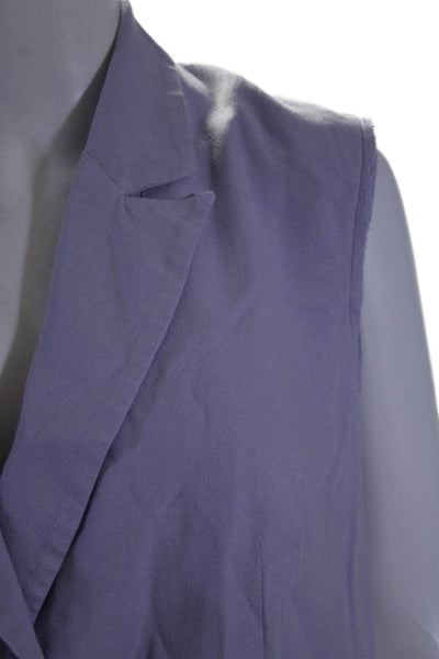Thakoon Collective Womens Lilac Linen Blazer Purple Size 0 16617427