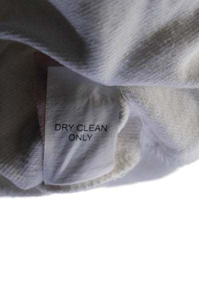 Area Stars Womens Denim Shirt Dress White Size 4 16004749