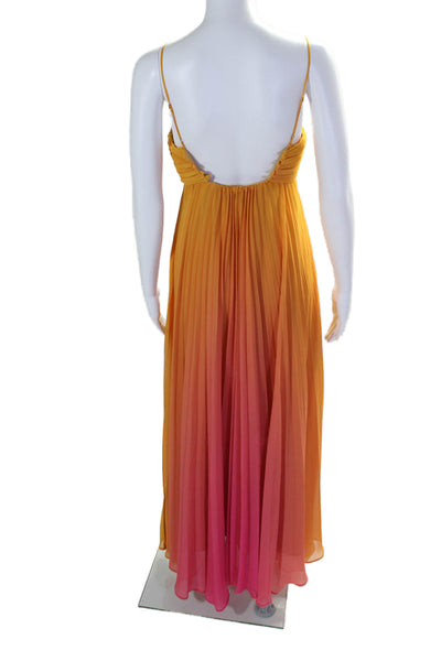 DELFI Collective Womens Nicole Gown Yellow Size 6 14484441