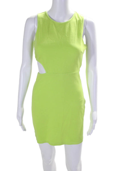 Victor Glemaud Womens Cutout Bodycon Dress Green Size 6 15052665
