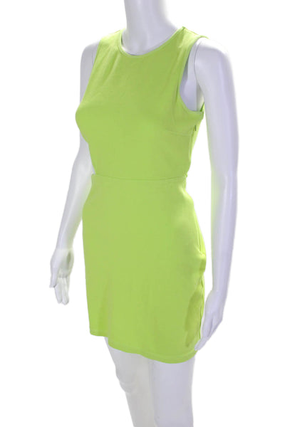 Victor Glemaud Womens Cutout Bodycon Dress Green Size 6 15052665