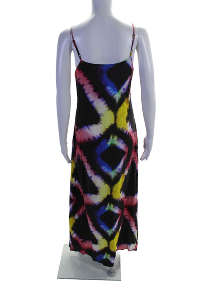 Busayo Collective Womens Tie Dye Midi Black Size 6 15208637