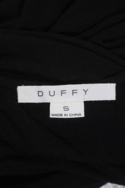 Duffy Womens Cashmere Blend Spaghetti Strap Sleeveless Tank Top Black Size Small