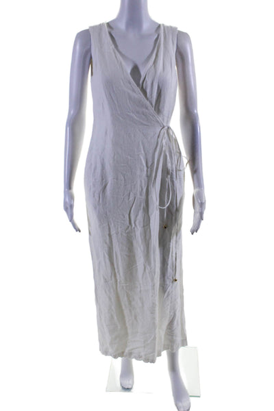 Rosetta Getty Collective Womens White Apron Jumpsuit White Size 2 15447410