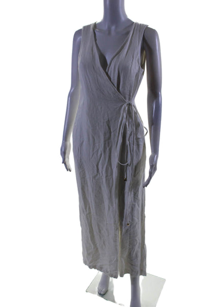 Rosetta Getty Collective Womens White Apron Jumpsuit White Size 2 15447410