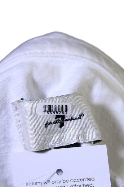 7 For All Mankind Womens Balloon Romper White Size 2 15568240