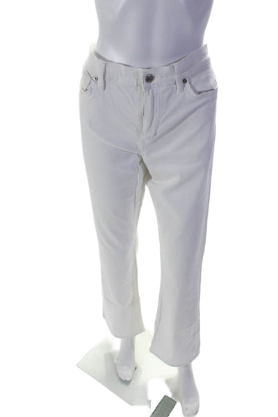 Joes Women's Midrise Button Five Pockets Bootcut Jeans Pants White Size 31