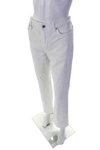 Joes Women's Midrise Button Five Pockets Bootcut Jeans Pants White Size 31