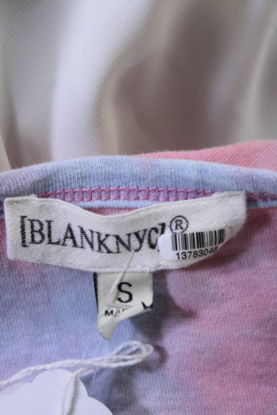 BLANKNYC Womens Cloud Burst Tee Pink Size 4 13783046