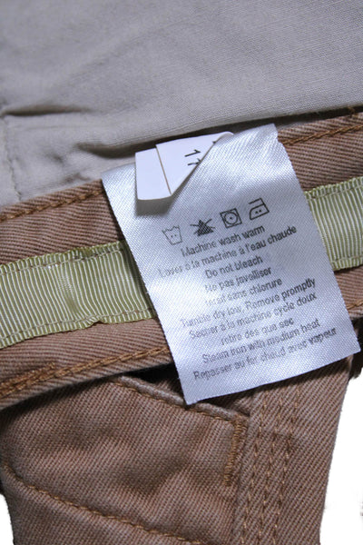 Mountain Khakis Mens Zip Button Lined Wide Leg Khaki Pants Brown Size 38X32