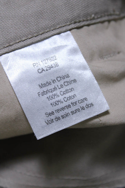 Mountain Khakis Mens Zip Button Lined Wide Leg Khaki Pants Beige Size 38X32