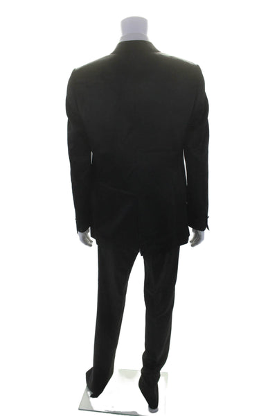 Ottavio Nuccio Gala Mens 2 Piece Single Breasted Suit Black Size 54