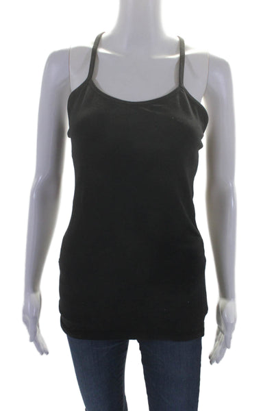 Lululemon Womens Scoop Neck Racerback Athletic Tank Black Size 6