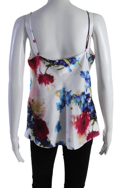 Club Monaco Womens Floral Kora Cami White Size 6 16236015