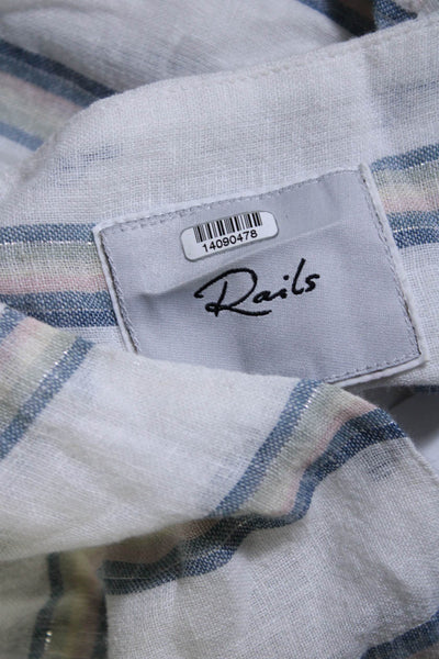 Rails Womens Viera Shirt White Size 4 14090478
