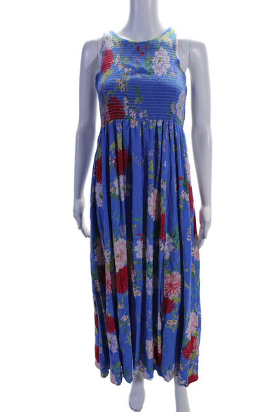 YUMI KIM Womens Blue Whitney Maternity Maxi Blue Size 6 14391542