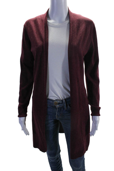 Survival Womens Long Sleeve Cardigan Wine Red Size S