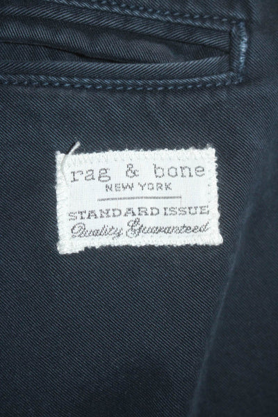 Rag & Bone Mens Cotton Navy Standard Issue Slim Straight Leg Pants Size 32