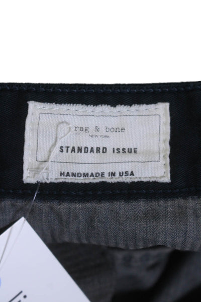 Rag & Bone Mens Cotton Navy Standard Issue Slim Straight Leg Pants Size 32