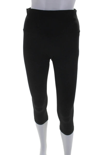 Lululemon Womens Pull On High Rise Slim Leg Athletic Leggings Black Size 8